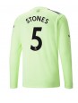 Manchester City John Stones #5 Ausweichtrikot 2022-23 Langarm